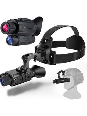 Night Vision Monocular - Digital Infrared for Camping, Hunting & Outdoor